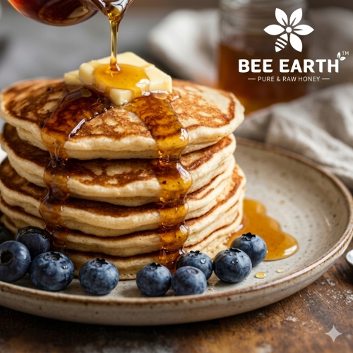 BEE EARTH Honey Vanilla Pancakes